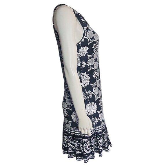 41 HAWTHORN Stitch Fix Black White Sleeveless Jeweled Dress Womens Size S Small - Picture 4 of 8
